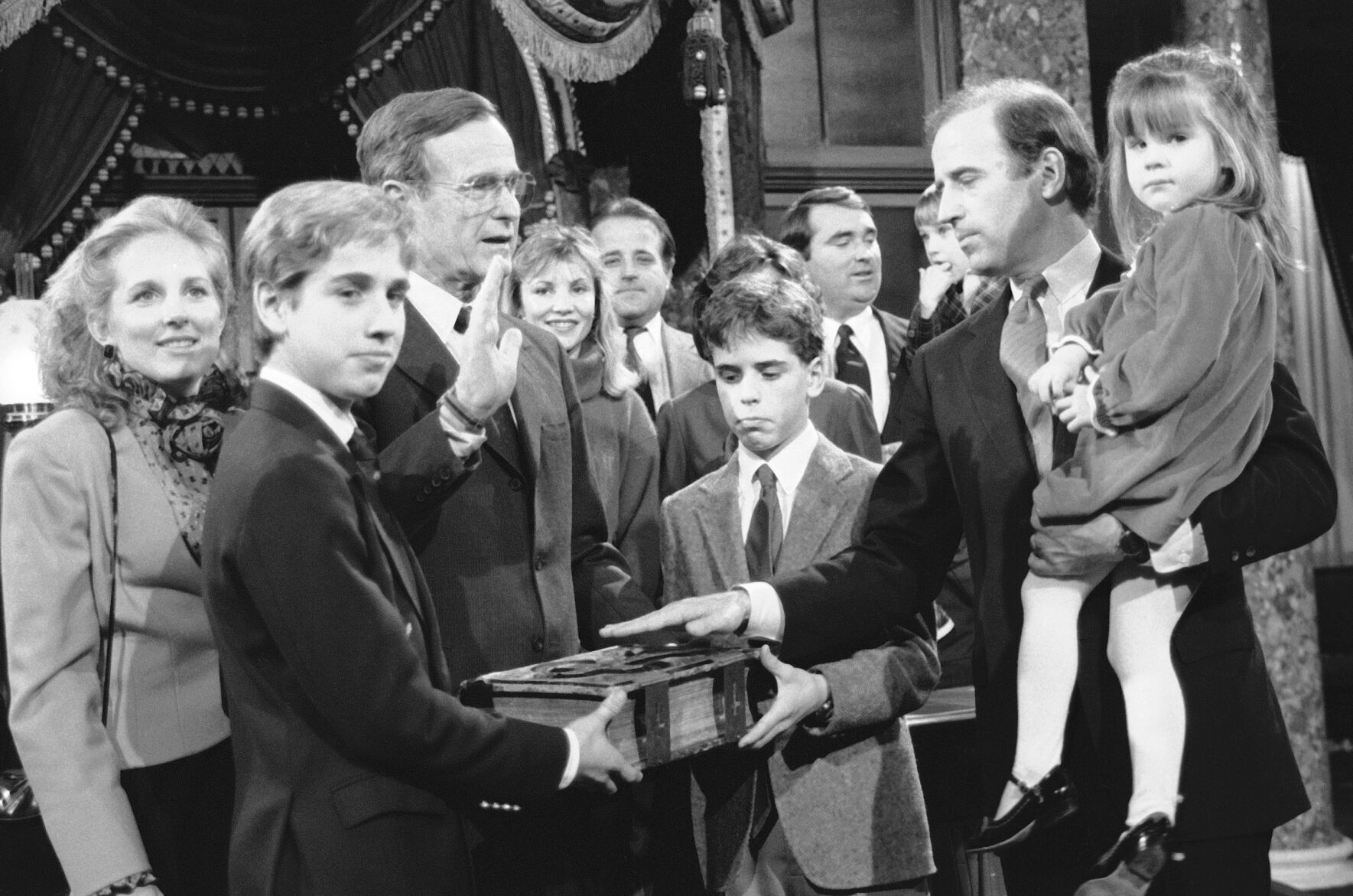 Biden And Family 1985